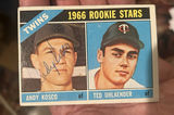 Andy Kosco Autographed Rookie 1966 Rookie Topps Card COA - thumbnail 1 of 3