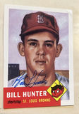 Topps Baseball 1953 Reprint Autographed Card, Bill Miller St. Louis Brownies - thumbnail 1 of 2