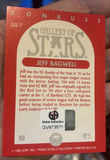 1992 Leaf Jeff Bagwell MLB HOF Baseball Card With COA Astros - thumbnail 2 of 3