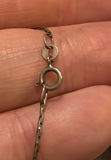 Sterling Siver 1930s Popeye Reticulated Necklace & Pendent - thumbnail 4 of 5
