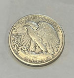 1942 D Liberty Walking Us Silver Half  Dollar - thumbnail 2 of 2
