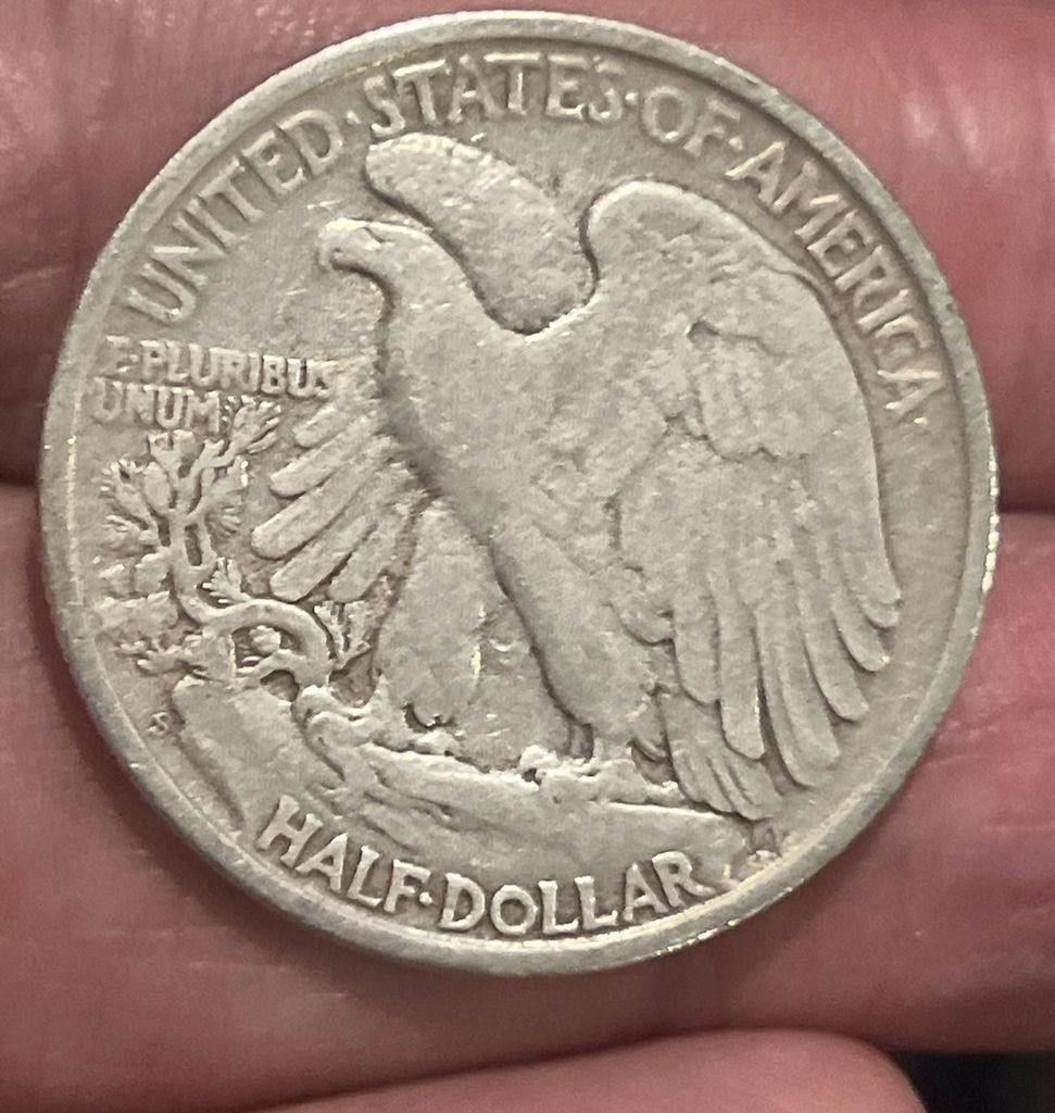 1946 D. United States Liberty Walking Half Dollar Silver - image 2 of 2