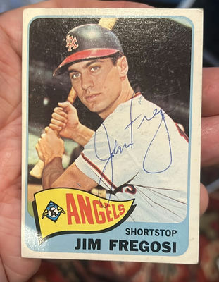 Jim Fregosi 1965 Topps Baseball LA Angels Autographed Card - Image 1 of 3