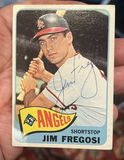 Jim Fregosi 1965 Topps Baseball LA Angels Autographed Card - thumbnail 1 of 3