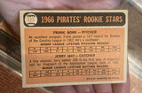 1966 Topps Pittsburgh Pirates, Rookie Stars Card, Frank Bork And Jerry May - thumbnail 2 of 2
