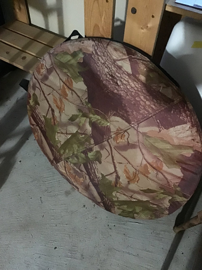 Camouflage Round Pop-up Hunting Blind  - image 1 of 1