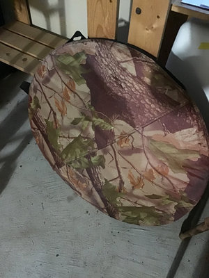Camouflage Round Pop-up Hunting Blind  - Image 1 of 1