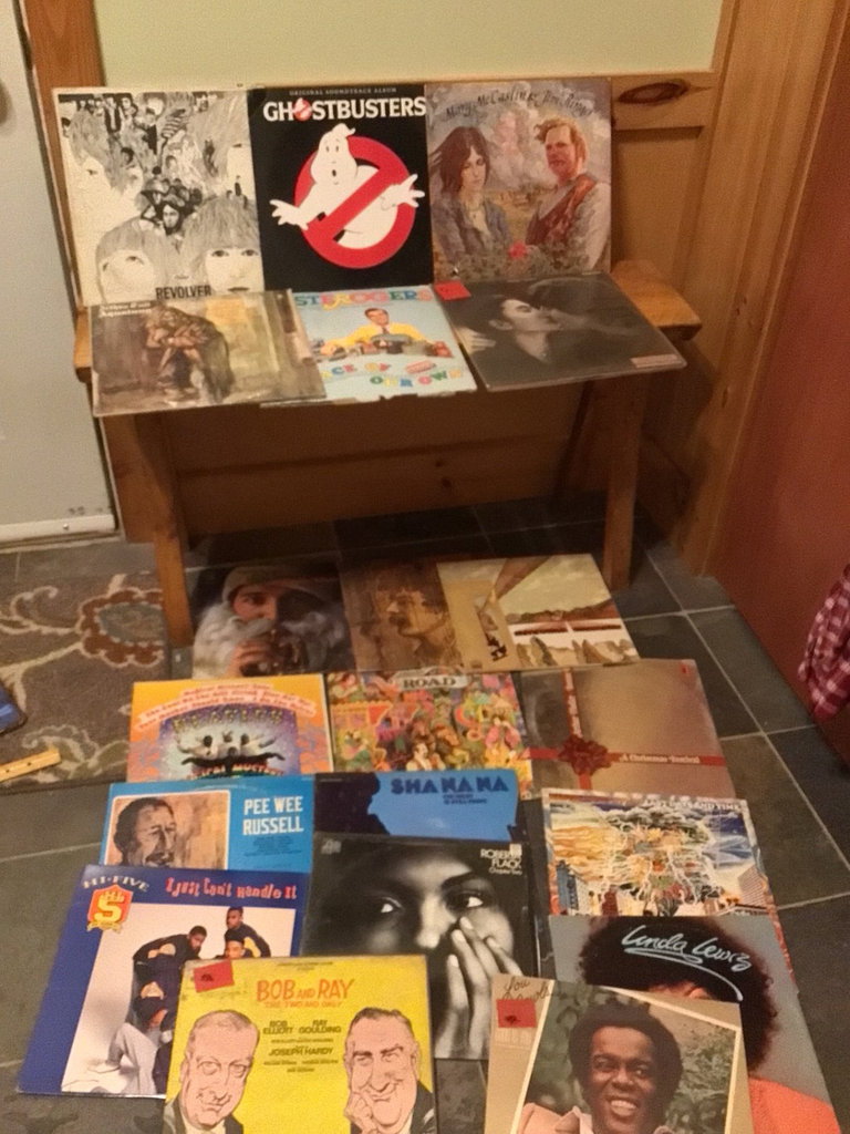 Collection of vinyl record album  - image 1 of 3