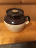 1960s Vintage Roseville Bean Pot with Lid - thumbnail 1 of 3