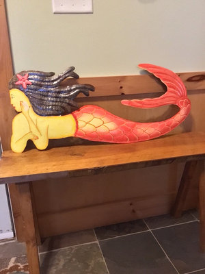 Colorful mermaid metal - Image 1 of 2