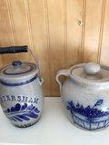 Blue cobalt stoneware jugs and crocks - thumbnail 7 of 7