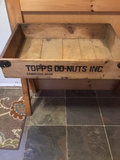 Vintage Topps Do-Nuts wooden shipping crate - thumbnail 1 of 3