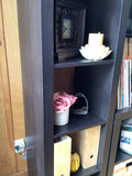 Five-shelf black display unit - thumbnail 3 of 3