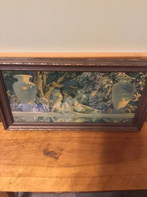 Maxfield Parrish Garden of Allah framed print - Image 1 of 4