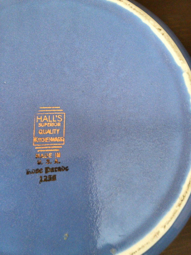 Blue enamel stock pot with lid - image 3 of 3
