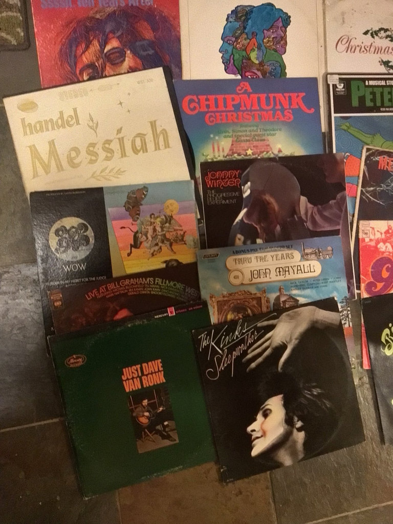 Vinyl record collection (Christmas albums and rock/pop LPs) - image 3 of 7