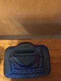 Round mosaic mirror, Flint blue glass piggy bank , small electric conduit - thumbnail 4 of 4
