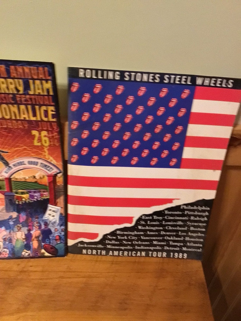 Rolling Stones tour posters and music memorabilia - image 2 of 7