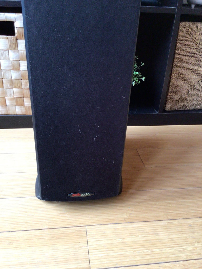 Home entertainment system with turntable, audio components   - image 2 of 5