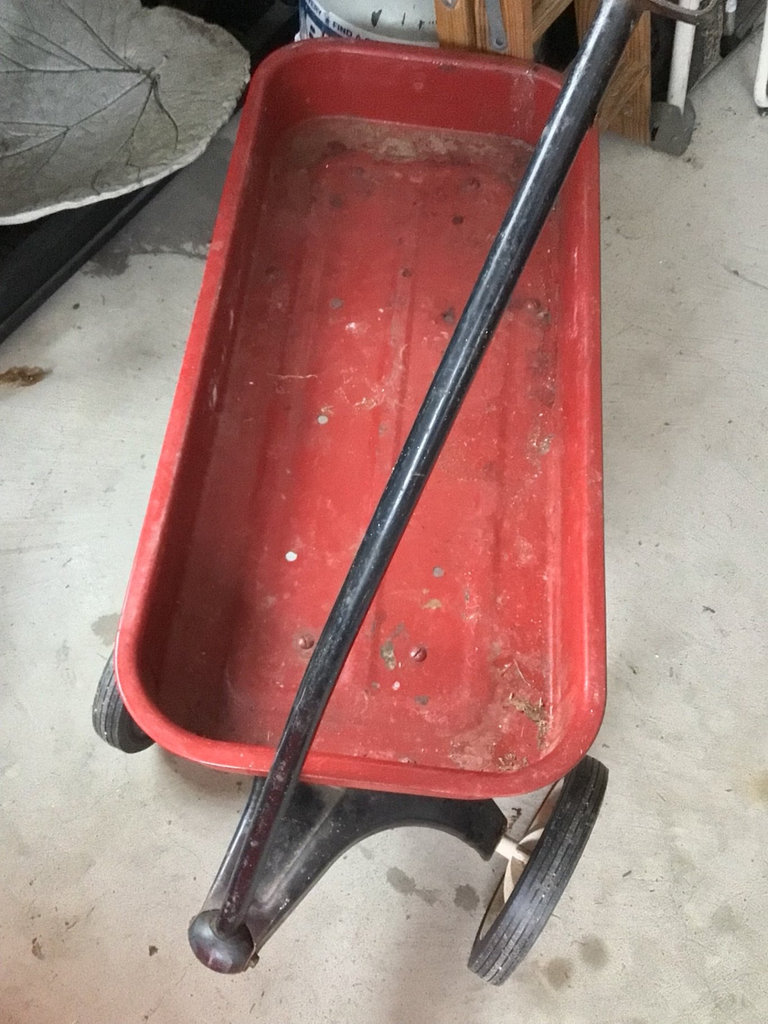 Red Radio Flyer wagon and label sheet - image 2 of 2