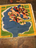 Vintage Playskool wooden toy blocks, abacus, and play mat - thumbnail 3 of 3