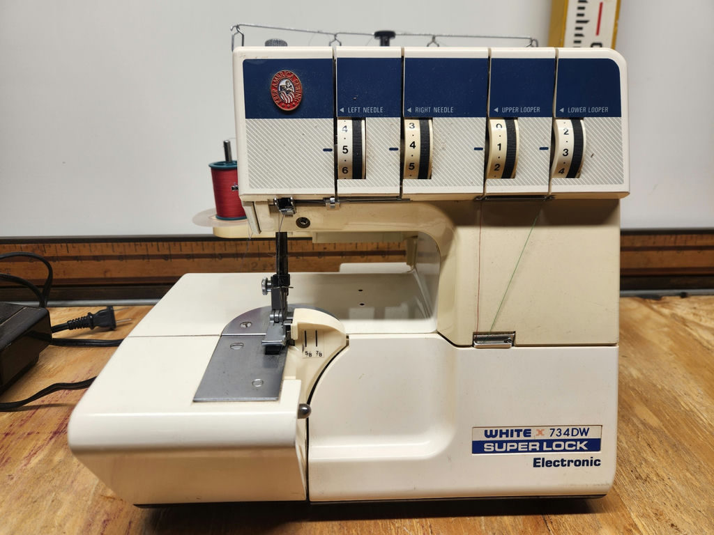 White 734-DW Superlock Sewing Machine - image 1 of 10