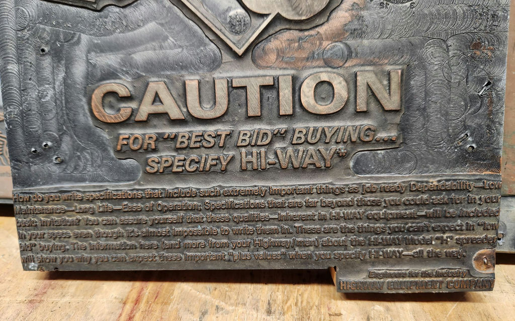 Letterpress Print Block Advertising Lot - image 11 of 13