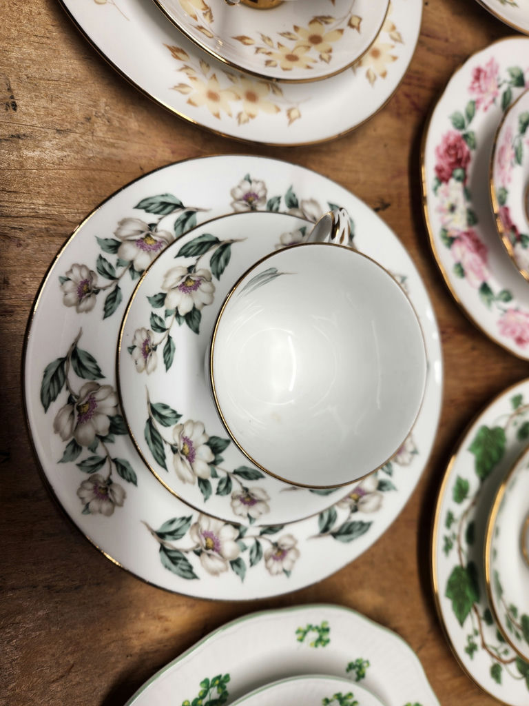 Tea Cup Trio Lot - image 4 of 17