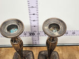 Monogrammed Sterling Silver Candlesticks - thumbnail 4 of 6