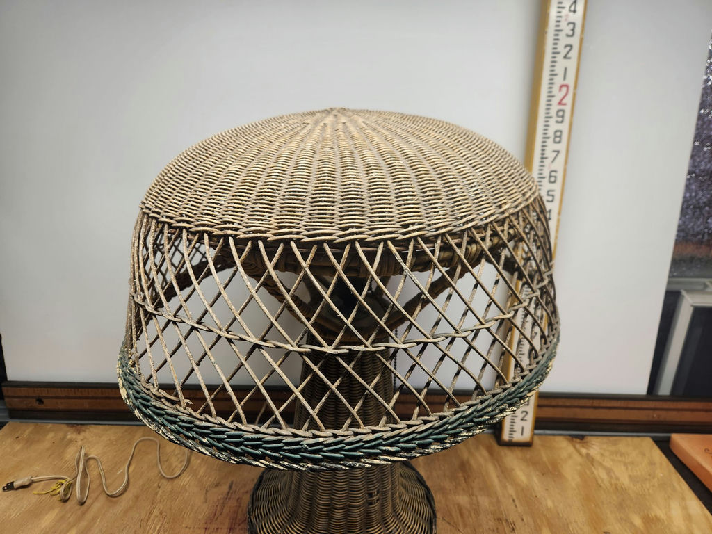 Wicker Lamp - image 3 of 10