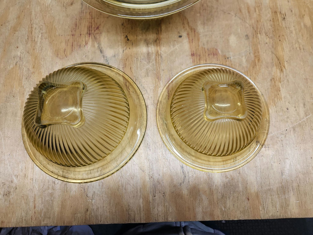 6 Federal Depression Glass Nesting Bowls - image 10 of 16