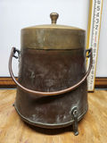 Vintage Brass & Copper Covered Urn - thumbnail 1 of 6