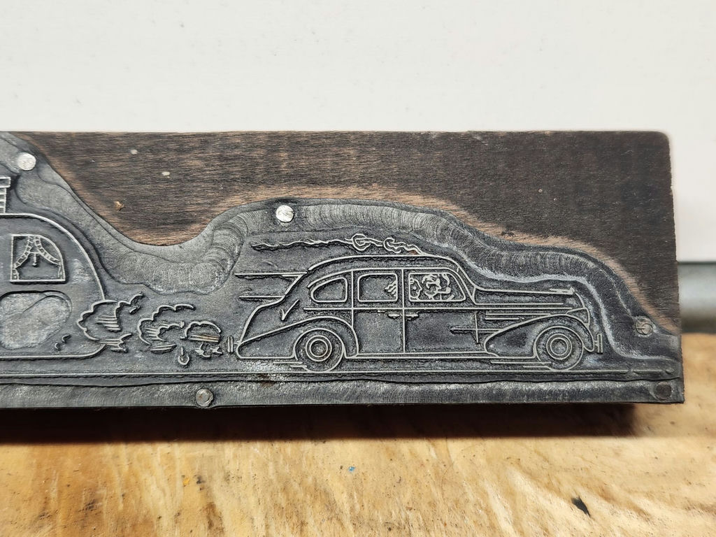 Gas & Oil Letterpress Print Block Lot - image 7 of 8