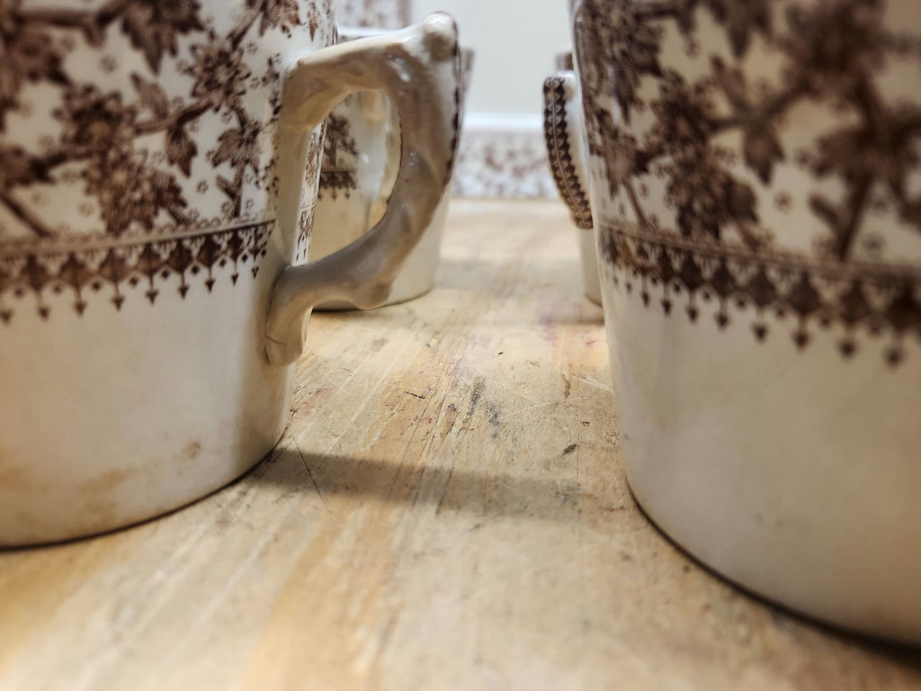 D.B. & Co Imperial Brown Transferware Lot - image 15 of 43
