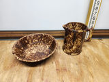 Yellow Ware Rockingham Glaze Lot - thumbnail 1 of 13