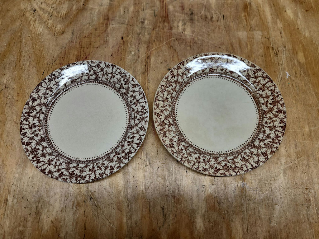 D.B. & Co Imperial Brown Transferware - image 12 of 24