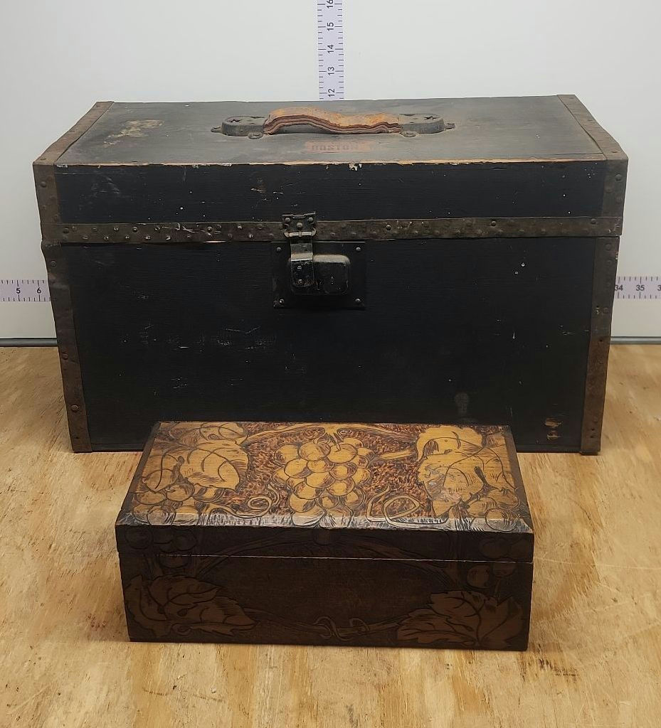 Vintage Wooden Box Lot - image 1 of 26