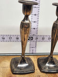 Monogrammed Sterling Silver Candlesticks - thumbnail 2 of 6