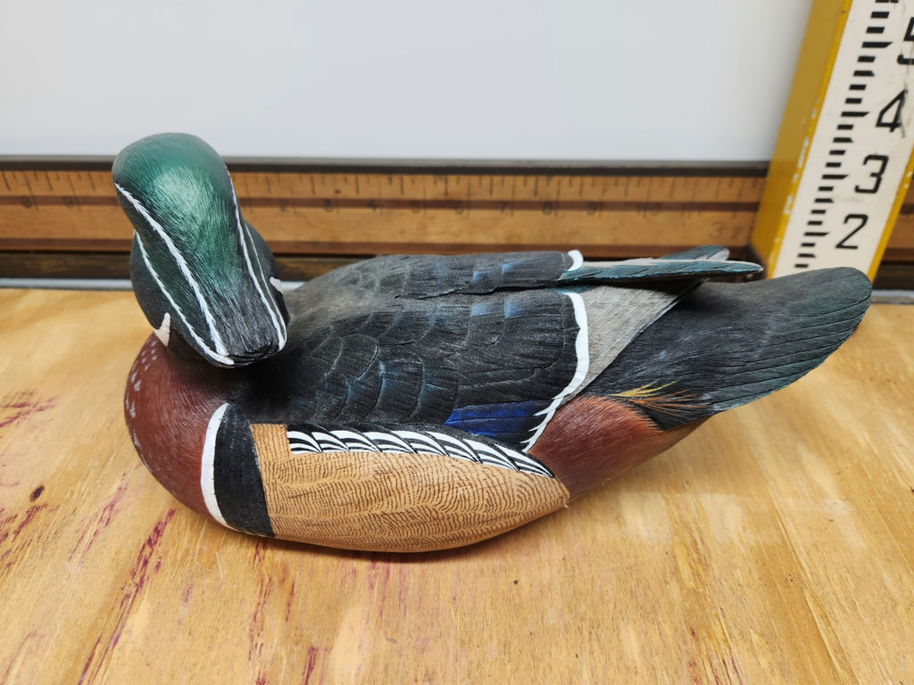 Danbury Mint Wood Duck Decoy by George Kruth - image 4 of 8