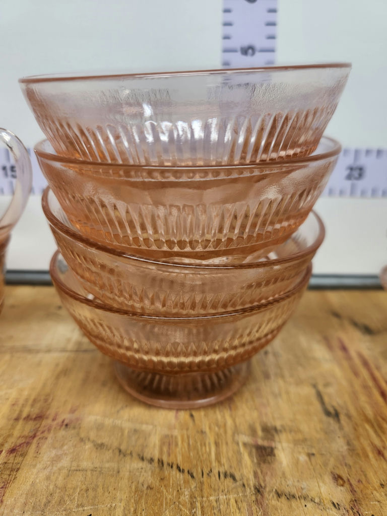 Pink Depression Glass Lot - image 16 of 17