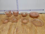 Pink Depression Glass Lot - thumbnail 1 of 17