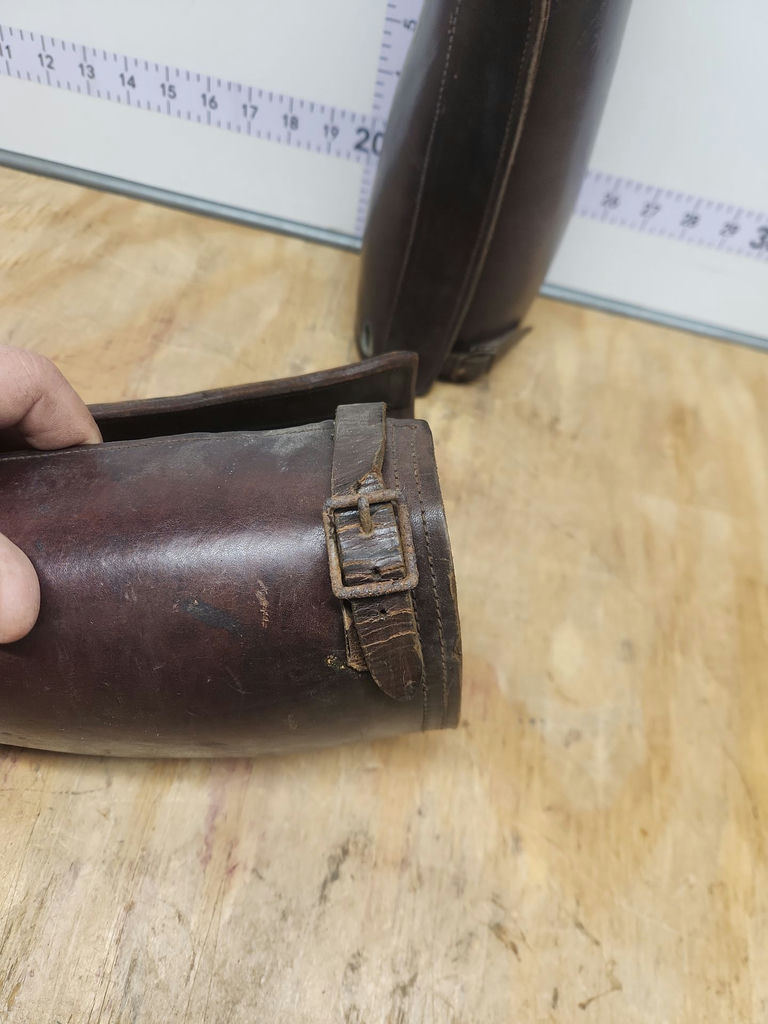 Vintage Leather Cavalry Gaiters - image 4 of 15