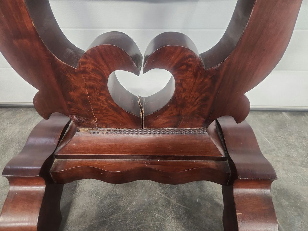 Antique Mahogany Flip Top Card Table - image 3 of 17