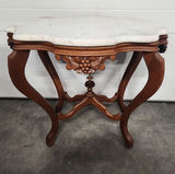 Vintage Marble Top Stand - thumbnail 3 of 13