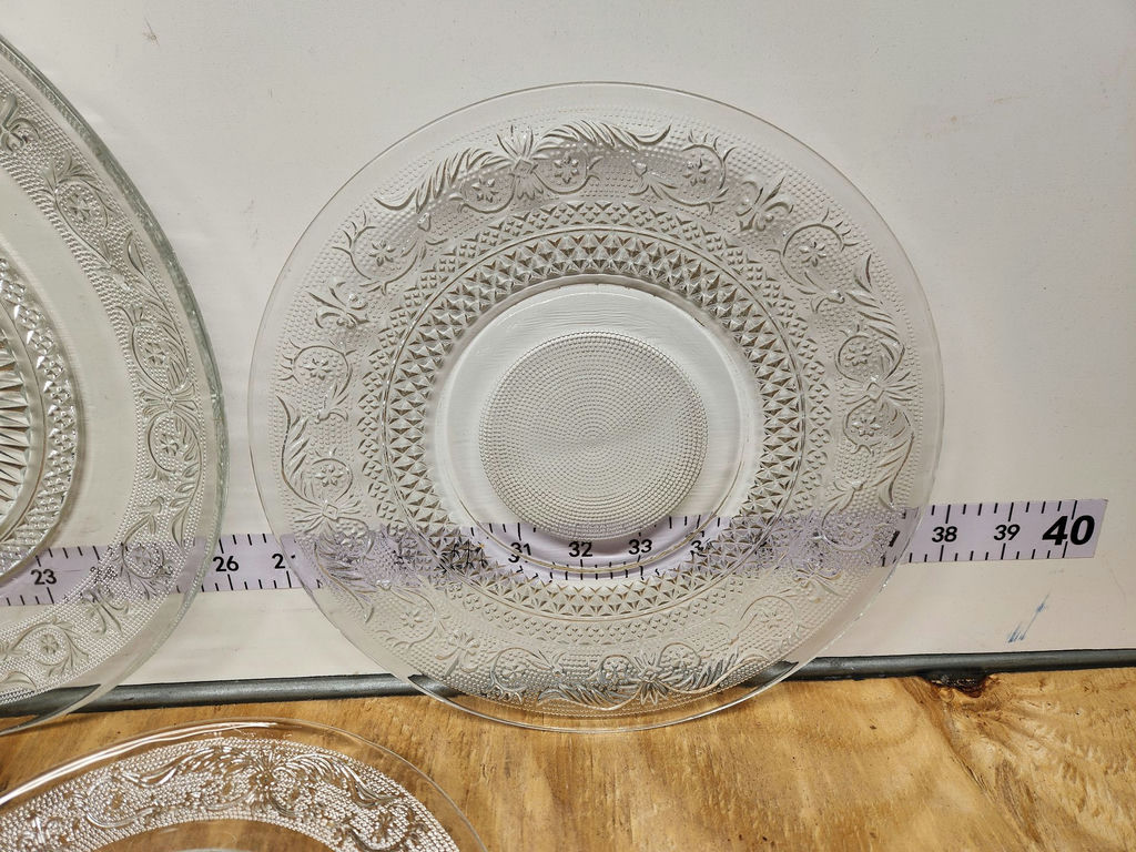 Pressed Plates & Platter Lot - image 4 of 13