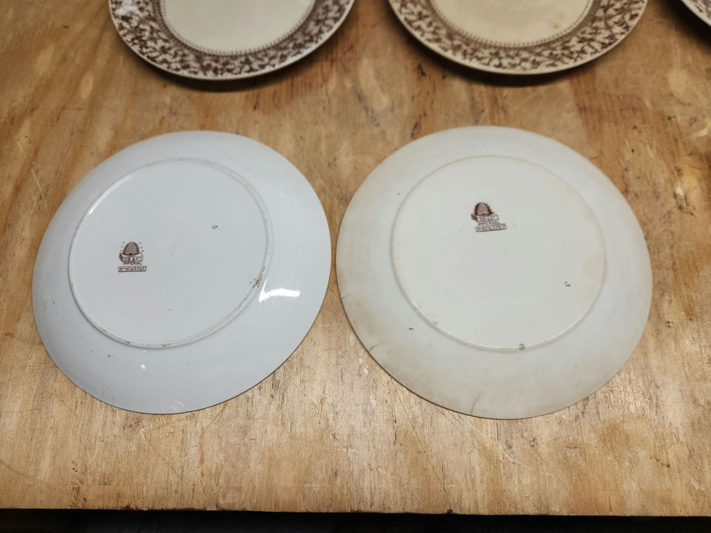 D.B. & Co Imperial Brown Transferware - image 5 of 24