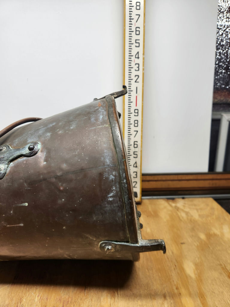 Vintage Brass & Copper Covered Urn - image 6 of 6