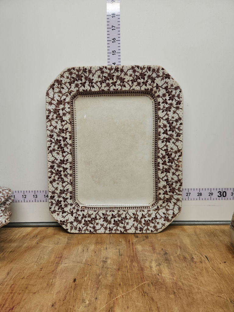 D.B. & Co Imperial Brown Transferware - image 2 of 34