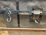 Vintage Dome Top Steamer Trunk - thumbnail 3 of 10