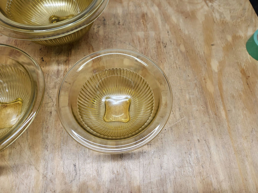 6 Federal Depression Glass Nesting Bowls - image 5 of 16